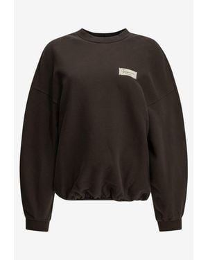 Jacquemus Le Montaigne Sweatshirt - Black