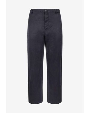 Massimo Osti Studio Casual Straight-Leg Pants - Blue