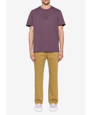 Golden Goose T-Shirts - Purple