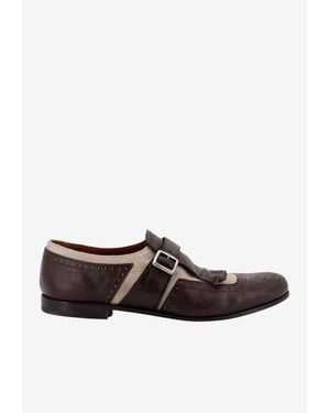 Church's Shanghai Flex Monk Strap Shoes - Brown