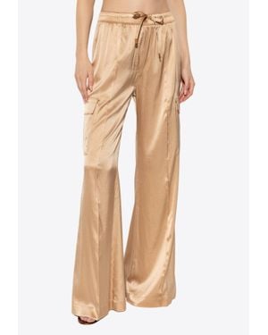 Tom Ford Silk Cargo Pajama Pants - Natural