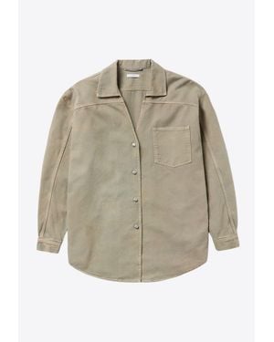 1989 STUDIO Button-Up Denim Overshirt - Natural