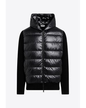 Moncler Padded Wool Jacket - Black