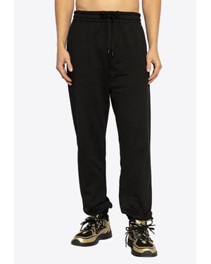 Dolce & Gabbana Embossed Dg Logo Drawstring Pants - Black