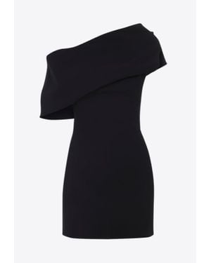 Jacquemus Pesce Off-Shoulder Mini Dress - Black