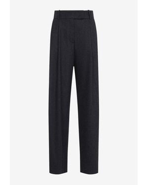 Giorgio Armani Tailored Wool Pants - Blue