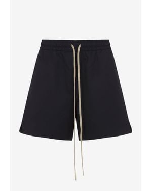 Fear Of God Drawstring Logo Shorts - Blue