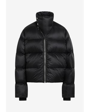 Rick Owens Turtle Zip-Up Jacket - Black