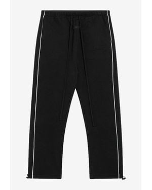 Fear Of God Contrasting Trims Track Trousers - Black