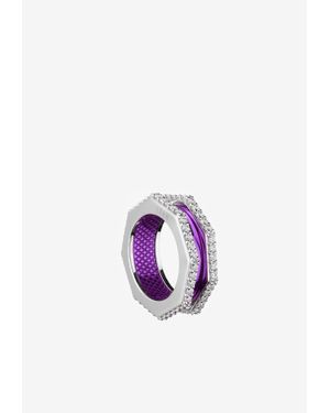 Eera Tubo Diamond Ring - White