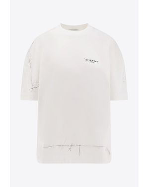 Givenchy Trompe L'Oeil Boxy T-Shirt - White