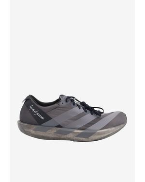 adidas Y-3 Adios 9 Stretch Mesh Sneakers - Gray