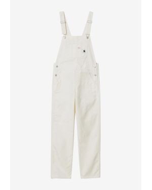 Carhartt Straight Bib Overall - White