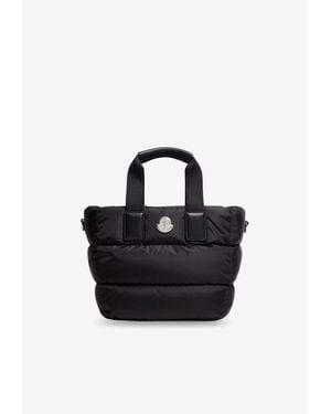 Moncler Mini Caradoc Quilted Tote Bag - Black
