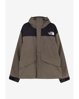 The North Face Mountain Down Hooded Jacket - Brown