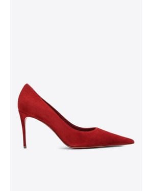 Christian Louboutin Miss Z 100 Suede Pumps - Red