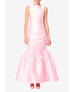 Mossman Realm Flared Maxi Dress - Pink