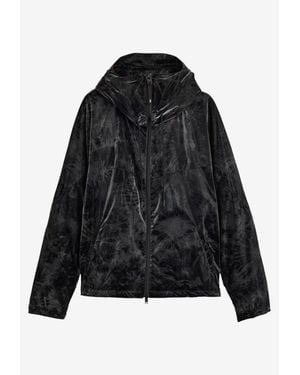 Y-3 Marble Zip-Up Jacket - Black