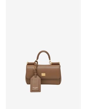Dolce & Gabbana Mini My Sicily Leather Handbag - Multicolor