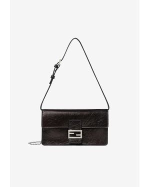 Fendi Small Tube Clutch Bag - White
