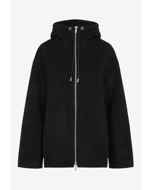 Studio Nicholson Etna Zip-Through Hooded Jacket - Black