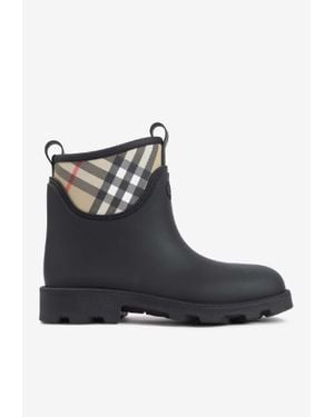 Burberry Marsh Stamp Low Boots - Blue