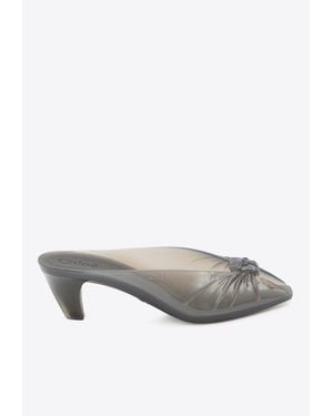Chloé Jelly 55 Mules - Gray