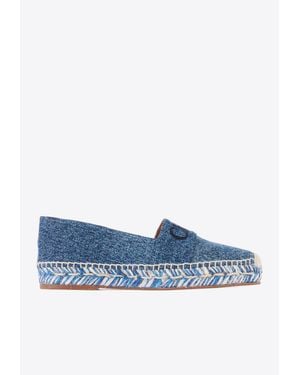 Chloé Piia Flat Espadrilles - Blue