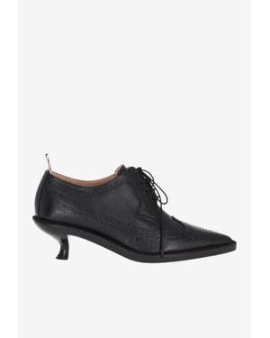 Thom Browne 50 Longwing Brogue Shoes - Black