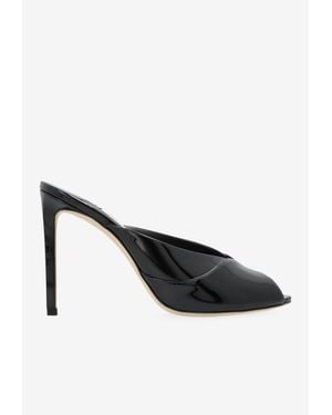 Jimmy Choo Brigitte 120 Mules - Black