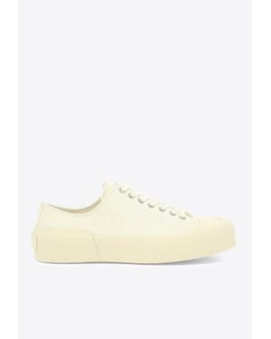 Jil Sander Canvas Low-Top Trainers - Natural