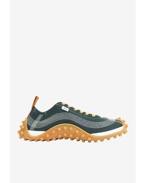 Ami Paris Mesh Mirage Low-Top Sneakers - Blue