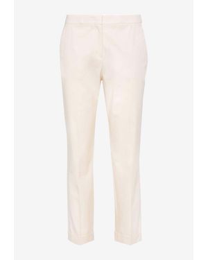 Etro Cropped Gabardine Pants - Natural