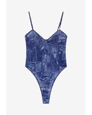 DIESEL Denim Sleeveless Top - Blue