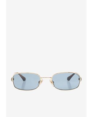 Etro Fine Jewelry Rectangular Sunglasses - Blue