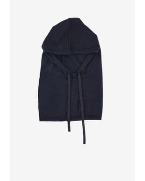 P.A.R.O.S.H. Lime Wool-Blend Balaclava - Blue