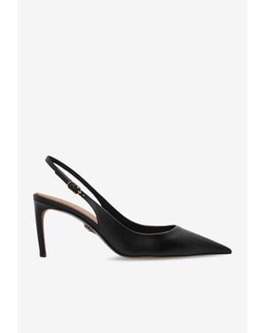 Dolce & Gabbana Devotion 75 Slingback Pumps - White