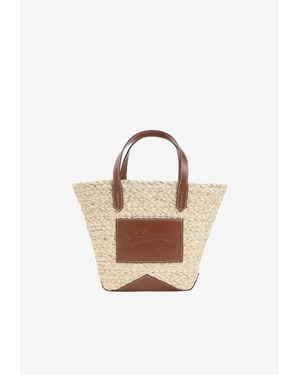Lanvin Catch Basket Tote Bag - White