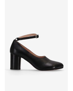 Niccolò Pasqualetti Obliqua 70 Leather Pumps - White