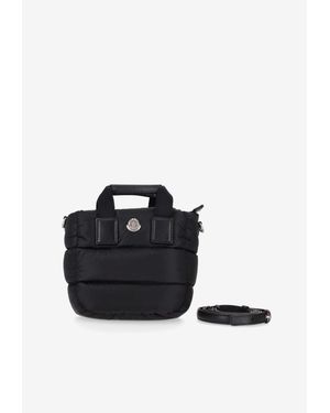 Moncler Micro Caradoc Padded Handbag - Black