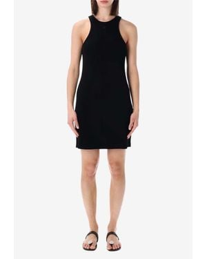 Anine Bing Cole Racerback Mini Dress - Black