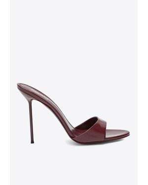 Paris Texas Lidia 105 Patent Leather Mules - Red