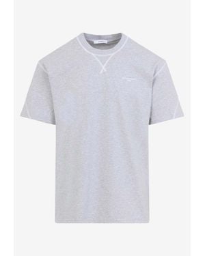 Givenchy V-Stitch Jersey T-Shirt - White