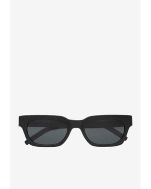 Saint Laurent Wellington Square Sunglasses - Black