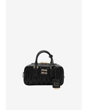 Miu Miu Arcadie Top Handle Bag - Black