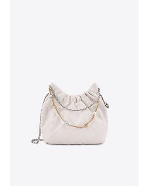 Tory Burch Mini Hobo Leather Crossbody Bag - White