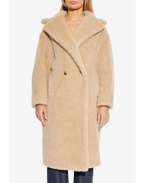 Max Mara Tedgirl Shearling Coat - Natural