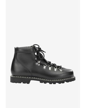 Paraboot Avoriaz Jannu Leather Ankle Boots - Black