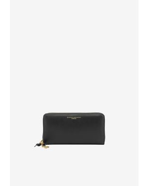 Gianni Chiarini Zip-Around Nappa Leather Wallet - White