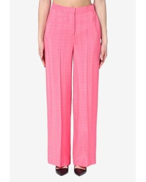 Semicouture Marlee Wide-Leg Pants - Pink